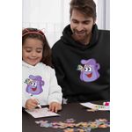 Fashion, accesorii si bijuterii - Barbati - Imbracaminte - Hanorace barbati - Hanorac Barbati Dora Explorer Ghiozdan Harta Actiune, negru, marime M - Infinity.ro