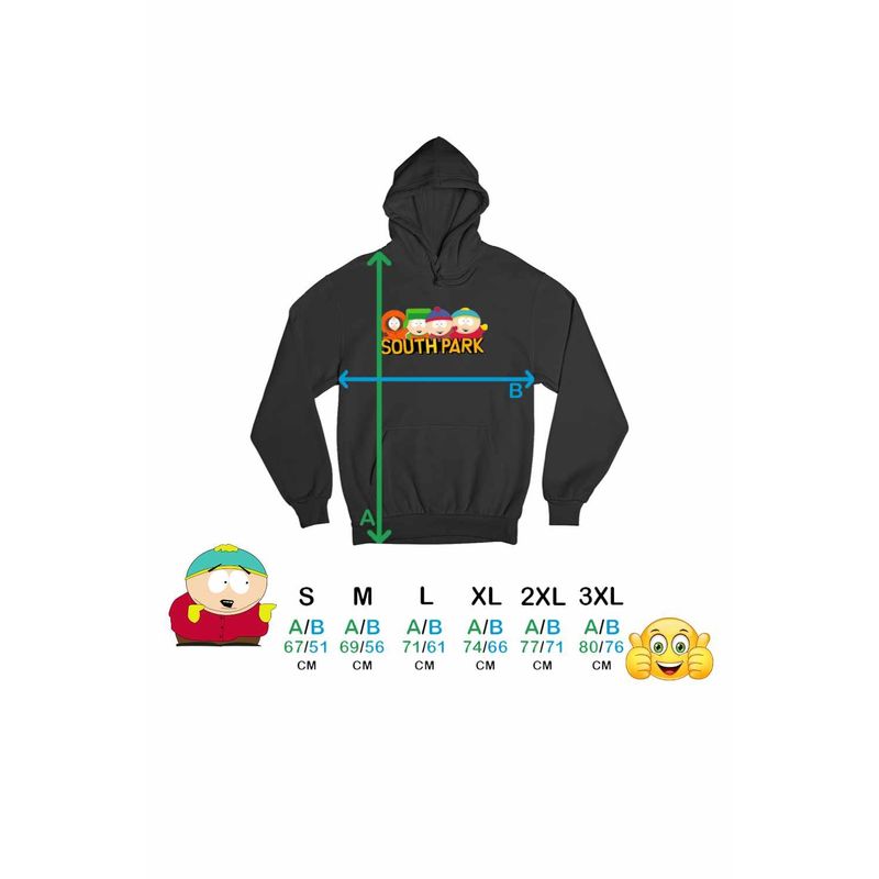 Fashion, accesorii si bijuterii - Barbati - Imbracaminte - Hanorace barbati - Hanorac Barbati South Park Trupa Baietilor, negru, marime S - Infinity.ro