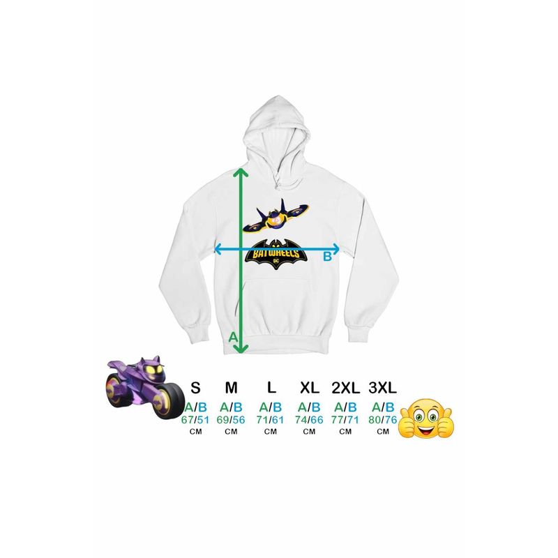 Fashion, accesorii si bijuterii - Barbati - Imbracaminte - Hanorace barbati - Hanorac Barbati Batwheels Batwing Batroti Jet Batman, alb, marime XL - Infinity.ro