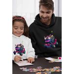 Fashion, accesorii si bijuterii - Barbati - Imbracaminte - Hanorace barbati - Hanorac Barbati Batwheels Jestah Batroti ATV Hiena Harley Quinn, negru, marime XL - Infinity.ro