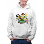 Fashion, accesorii si bijuterii - Barbati - Imbracaminte - Hanorace barbati - Hanorac Barbati Familia Green la Oras Desene, alb, marime L - Infinity.ro