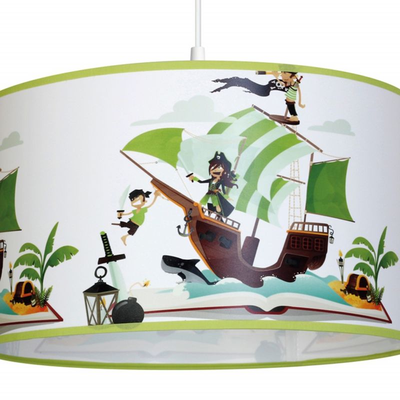 Casa si Gradina - Corpuri si surse de iluminat - Lustre si pendule - Pendul Pirat KL6586, 1xE27, multicolor, IP20, Klausen - Infinity.ro