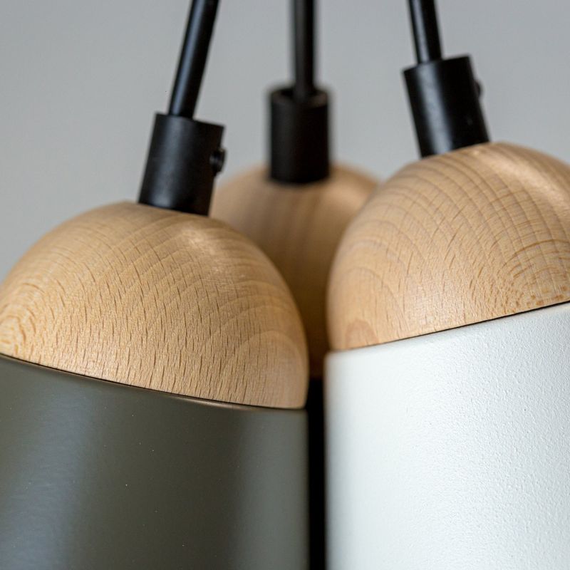 Casa si Gradina - Corpuri si surse de iluminat - Lustre si pendule - Pendul Sweden KL6521, 3xE27, negru+gri, IP20, Klausen - Infinity.ro