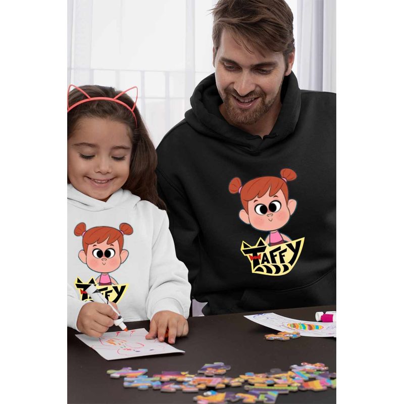 Fashion, accesorii si bijuterii - Barbati - Imbracaminte - Hanorace barbati - Hanorac Barbati Addie Taffy Desen Raton, negru, marime 3XL - Infinity.ro