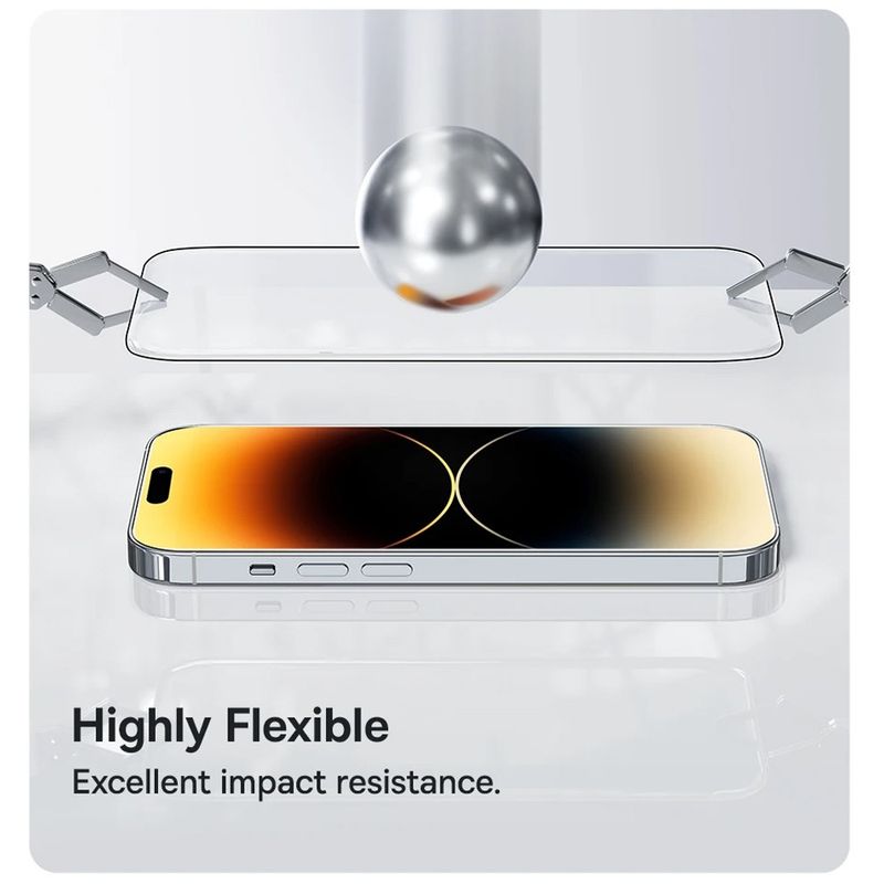 Laptop, Telefoane si Tablete - Telefoane mobile si accesorii - Accesorii Telefoane - Folii protectie telefoane - Folie pentru iPhone 17 - ANANK 2.5D 5X Reinforced Full Glass Screen Protector - Black - Infinity.ro