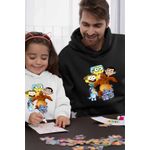 Fashion, accesorii si bijuterii - Barbati - Imbracaminte - Hanorace barbati - Hanorac Barbati Familia Green Mr Bean Grizzy Lemingii Bluey Ursu Bunica, negru, marime L - Infinity.ro