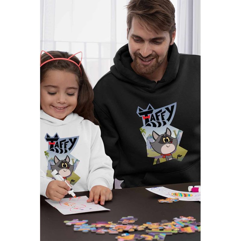 Fashion, accesorii si bijuterii - Barbati - Imbracaminte - Hanorace barbati - Hanorac Barbati Ratonul Taffy Castel, negru, marime L - Infinity.ro