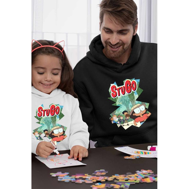 Fashion, accesorii si bijuterii - Barbati - Imbracaminte - Hanorace barbati - Hanorac Barbati StuGo Insula Pierduta, negru, marime 3XL - Infinity.ro