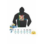 Fashion, accesorii si bijuterii - Barbati - Imbracaminte - Hanorace barbati - Hanorac Barbati StuGo Desen Animat, negru, marime S - Infinity.ro