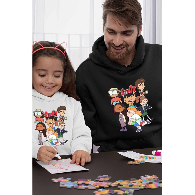 Fashion, accesorii si bijuterii - Barbati - Imbracaminte - Hanorace barbati - Hanorac Barbati StuGo Toata Gasca de Studenti Elevi, negru, marime XL - Infinity.ro