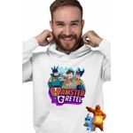 Fashion, accesorii si bijuterii - Barbati - Imbracaminte - Hanorace barbati - Hanorac Barbati Kevin Grant Gomez Hamster Gretel, alb, marime 2XL - Infinity.ro
