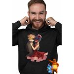 Fashion, accesorii si bijuterii - Barbati - Imbracaminte - Hanorace barbati - Hanorac Barbati Miraculos Marinette Adrien Dans, negru, marime 3XL - Infinity.ro