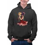 Fashion, accesorii si bijuterii - Barbati - Imbracaminte - Hanorace barbati - Hanorac Barbati Miraculos Marinette Adrien Dans, negru, marime 3XL - Infinity.ro