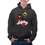 Fashion, accesorii si bijuterii - Barbati - Imbracaminte - Hanorace barbati - Hanorac Barbati Miraculos Buburuza Motanul Noir, negru, marime 2XL - Infinity.ro