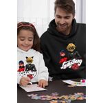 Fashion, accesorii si bijuterii - Barbati - Imbracaminte - Hanorace barbati - Hanorac Barbati Miraculos Buburuza Motanul Noir, negru, marime 2XL - Infinity.ro