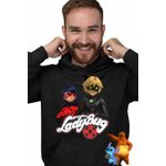 Fashion, accesorii si bijuterii - Barbati - Imbracaminte - Hanorace barbati - Hanorac Barbati Miraculos Buburuza Motanul Noir, negru, marime 2XL - Infinity.ro