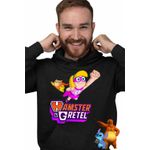 Fashion, accesorii si bijuterii - Barbati - Imbracaminte - Hanorace barbati - Hanorac Barbati Hamster Gretel Grant Gomez, negru, marime 3XL - Infinity.ro