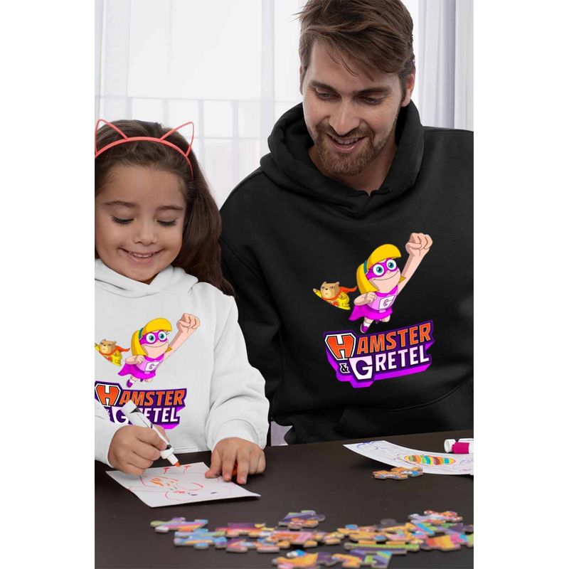 Fashion, accesorii si bijuterii - Barbati - Imbracaminte - Hanorace barbati - Hanorac Barbati Hamster Gretel Grant Gomez, negru, marime 3XL - Infinity.ro