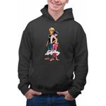 Fashion, accesorii si bijuterii - Barbati - Imbracaminte - Hanorace barbati - Hanorac Barbati Miraculous Marinette Adrien Agreste Miraculos, negru, marime 3XL - Infinity.ro