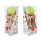 Jucarii, Copii si Bebe - Jucarii si jocuri - Jucarii & jocuri educative - Jucarii interactive - Kendama Record Plus verde mat, Base cup, cupe mari, 18,5 cm si set ata cadou - Infinity.ro