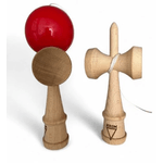 Jucarii, Copii si Bebe - Jucarii si jocuri - Jucarii & jocuri educative - Jucarii interactive - Kendama Interactiva Krom Rosie, 18 cm si o ata de rezerva - Infinity.ro