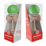Jucarii, Copii si Bebe - Jucarii si jocuri - Jucarii & jocuri educative - Jucarii interactive - Kendama Krom USA verde, 18,5 cm, base cup, cupe mari si set ata cadou - Infinity.ro