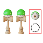 Jucarii, Copii si Bebe - Jucarii si jocuri - Jucarii & jocuri educative - Jucarii interactive - Kendama Krom USA verde, 18,5 cm, base cup, cupe mari si set ata cadou - Infinity.ro