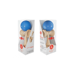 Jucarii, Copii si Bebe - Jucarii si jocuri - Jucarii & jocuri educative - Jucarii interactive - Kendama Record albastru, base cup, cupe mari, 18,5 cm + set ata cadou albastru - Infinity.ro