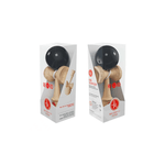 Jucarii, Copii si Bebe - Jucarii si jocuri - Jucarii & jocuri educative - Jucarii interactive - Kendama Record Neagra, Base cup, Cupe mari, 18,5 cm + set ata cadou Neagra - Infinity.ro