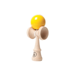 Jucarii, Copii si Bebe - Jucarii si jocuri - Jucarii & jocuri educative - Jucarii interactive - Kendama Record galbena, base cup, 18,5 cm, cupe mari + set ata cadou - Infinity.ro