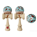 Jucarii, Copii si Bebe - Jucarii si jocuri - Jucarii & jocuri educative - Jucarii interactive - Kendama Europe Plus Aqua, cupe mari, 18,5 cm, multicolor si o ata de rezerva - Infinity.ro