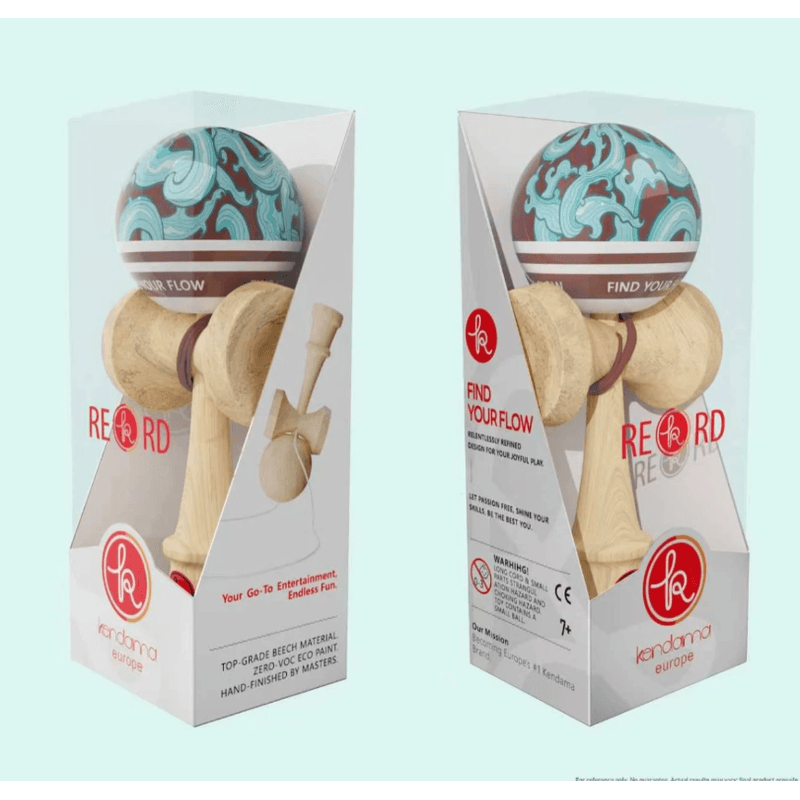 Jucarii, Copii si Bebe - Jucarii si jocuri - Jucarii & jocuri educative - Jucarii interactive - Kendama Europe Plus Aqua, cupe mari, 18,5 cm, multicolor si o ata de rezerva - Infinity.ro