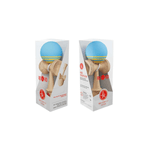 Jucarii, Copii si Bebe - Jucarii si jocuri - Jucarii & jocuri educative - Jucarii interactive - Kendama Record albastru deschis, base cup, cupe mari, 18,5 cm + set ata cadou albastru deschis - Infinity.ro