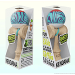 Jucarii, Copii si Bebe - Jucarii si jocuri - Jucarii & jocuri educative - Jucarii interactive - Joc de indemanare Kendama Sweets Prime Grain Split 2.0 laser tag, multicolor, cupe mari, 18,5 cm si o ata de rezerva - Infinity.ro