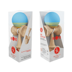 Jucarii, Copii si Bebe - Jucarii si jocuri - Jucarii & jocuri educative - Jucarii interactive - Kendama Record Plus Blue, Base cup, 18,5 cm, cupe mari si set ata cadou - Infinity.ro