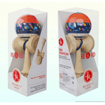Jucarii, Copii si Bebe - Jucarii si jocuri - Jucarii & jocuri educative - Jucarii interactive - Kendama Europe Tensei Sumaze Twones MC, portocaliu lucios, cupe mari, base cup, 18,5 cm si o ata de rezerva - Infinity.ro