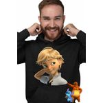 Fashion, accesorii si bijuterii - Barbati - Imbracaminte - Hanorace barbati - Hanorac Barbati Adrien Agreste Miraculos Adrian Motanul Noir, negru, marime S - Infinity.ro