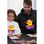 Fashion, accesorii si bijuterii - Barbati - Imbracaminte - Hanorace barbati - Hanorac Barbati Hamster Gretel Super Erou, negru, marime L - Infinity.ro