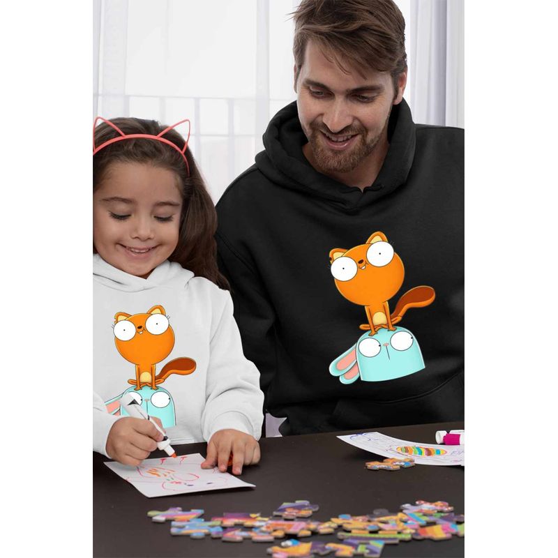 Fashion, accesorii si bijuterii - Barbati - Imbracaminte - Hanorace barbati - Hanorac Barbati Kiff Barry Veverita Iepure, negru, marime 3XL - Infinity.ro