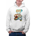 Fashion, accesorii si bijuterii - Barbati - Imbracaminte - Hanorace barbati - Hanorac Barbati Kiff Desene Animate, alb, marime 2XL - Infinity.ro