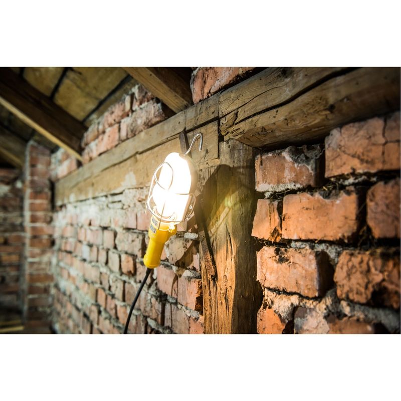 Casa si Gradina - Corpuri si surse de iluminat - Iluminat comercial si industrial - Proiectoare si lampi de lucru - Lampa de lucru cu carlig, 43290, Cablu 5m, E27 - Infinity.ro