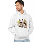 Fashion, accesorii si bijuterii - Barbati - Imbracaminte - Hanorace barbati - Hanorac Barbati Desene Animate Casa Loud, alb, marime 2XL - Infinity.ro