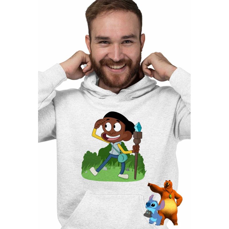 Fashion, accesorii si bijuterii - Barbati - Imbracaminte - Hanorace barbati - Hanorac Barbati Craig si Dumbrava, alb, marime 3XL - Infinity.ro