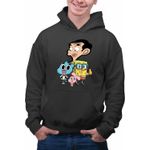 Fashion, accesorii si bijuterii - Barbati - Imbracaminte - Hanorace barbati - Hanorac Barbati Gumball Mr Bean SpongeBob, negru, marime 3XL - Infinity.ro