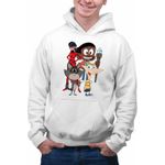 Fashion, accesorii si bijuterii - Barbati - Imbracaminte - Hanorace barbati - Hanorac Barbati Craig Taffy Buburuza Phineas, alb, marime 3XL - Infinity.ro