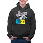 Fashion, accesorii si bijuterii - Barbati - Imbracaminte - Hanorace barbati - Hanorac Barbati Cyborg Tineri Titani Teen Titans Go, negru, marime 3XL - Infinity.ro