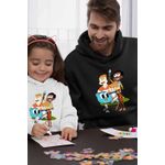 Fashion, accesorii si bijuterii - Barbati - Imbracaminte - Hanorace barbati - Hanorac Barbati Craig si Dumbrava Gumball Tung Sahur, negru, marime M - Infinity.ro
