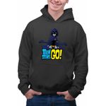 Fashion, accesorii si bijuterii - Barbati - Imbracaminte - Hanorace barbati - Hanorac Barbati Raven Mediteaza Tineri Titani, negru, marime S - Infinity.ro
