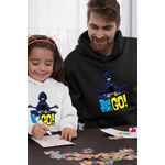 Fashion, accesorii si bijuterii - Barbati - Imbracaminte - Hanorace barbati - Hanorac Barbati Raven Mediteaza Tineri Titani, negru, marime S - Infinity.ro