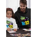 Fashion, accesorii si bijuterii - Barbati - Imbracaminte - Hanorace barbati - Hanorac Barbati Beast Haideti Tineri Titani, negru, marime L - Infinity.ro